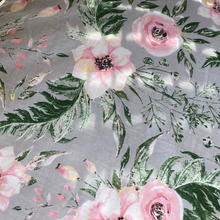 Load image into Gallery viewer, Grey Floral Print
