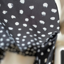 Load image into Gallery viewer, Waterproof and Wipeable Black Dotty Print
