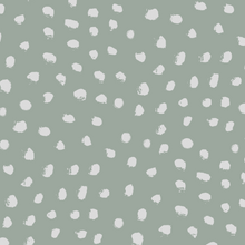 Load image into Gallery viewer, Waterproof and Wipeable Sage Dotty Print
