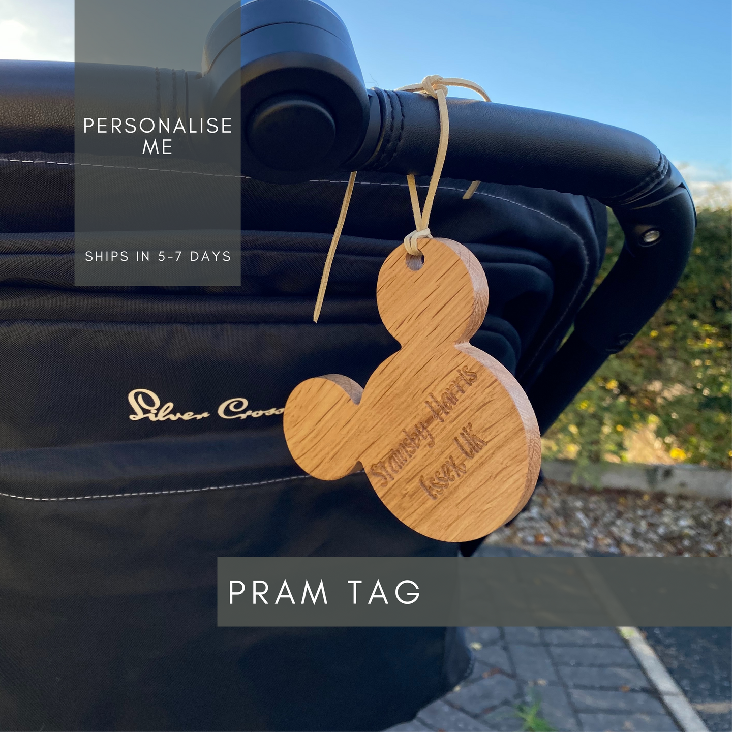 Personalised Pram Tag